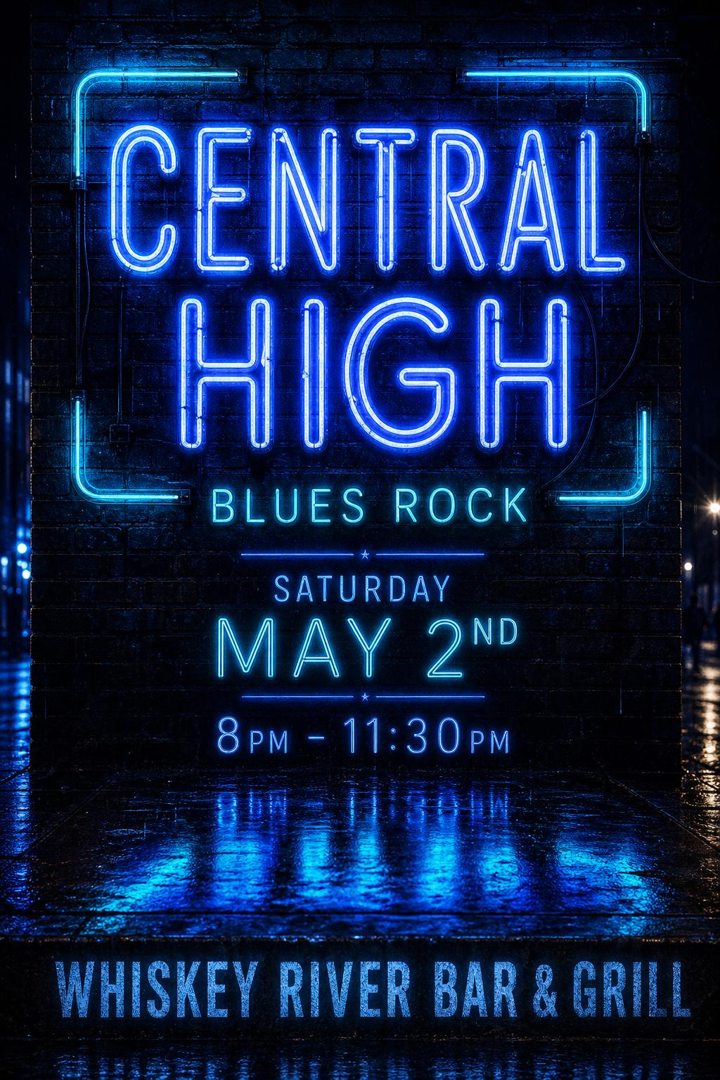 Central High — Blues Rock at Whiskey River