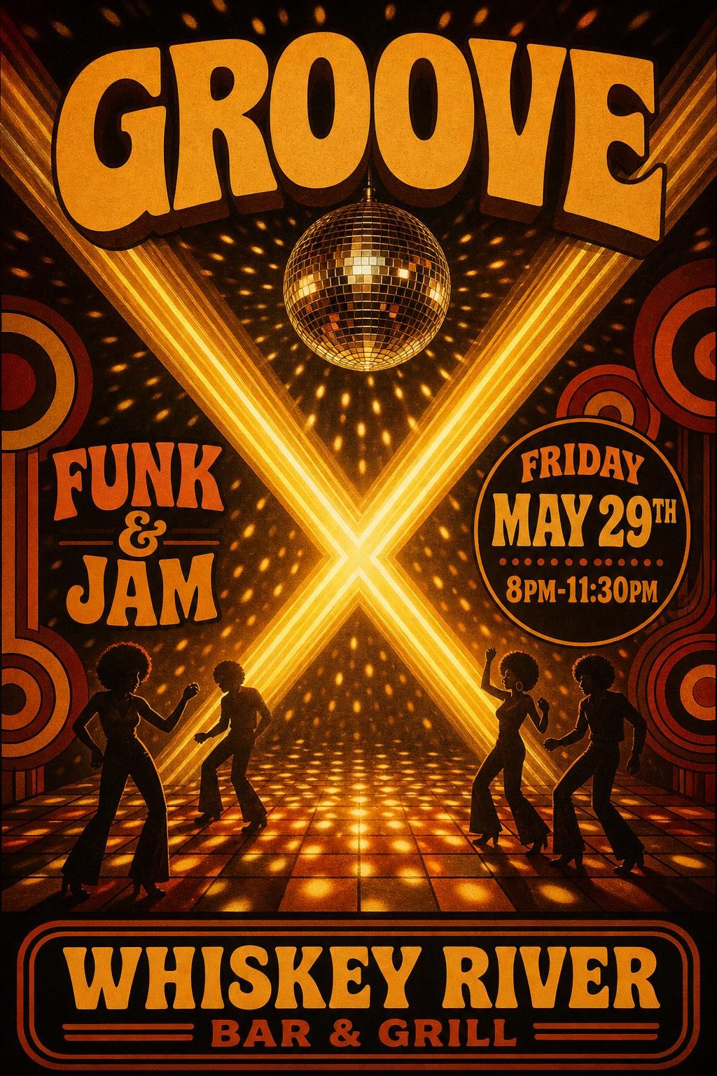 Groove X — Funk & Jam at Whiskey River