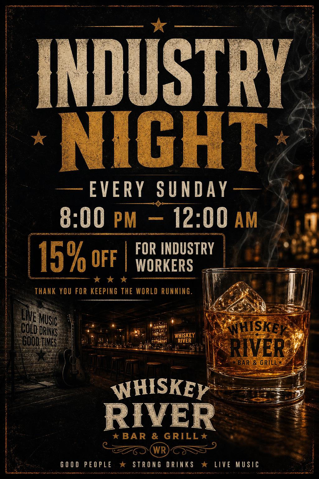 Industry Night at Whiskey River