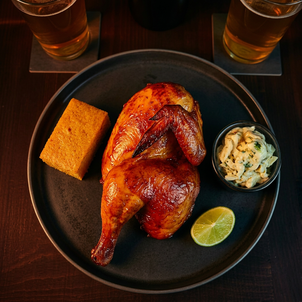 Smoked Half Chicken Platter